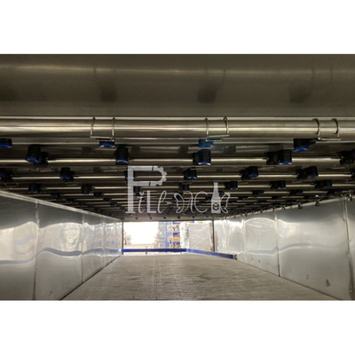 Equipo automático del túnel de enfriamiento del pasteurizador de la máquina del relleno en caliente 20000BPH