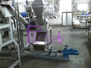 Máquina industrial de la trituradora de la fruta del equipo del tratamiento del zumo con el cuchillo de rotación