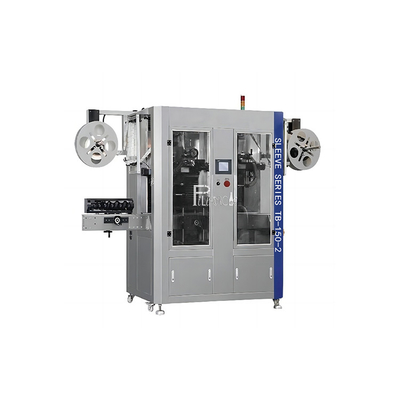 El doble automático completo de la máquina de etiquetado de la manga del encogimiento va al cuerpo con encogimiento del vapor