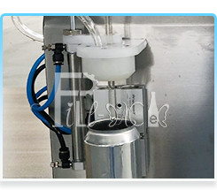 Semi-Automatic 2 Heads High-Quality Carbonated / Non-Carbonated Can Filling Machine / Equipment