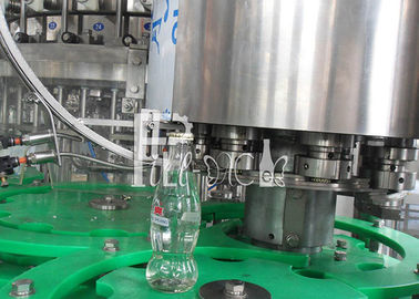 ACARICIE el vidrio plástico 3 en 1 máquina de embotellado del vino del agua chispeante/equipo/línea/planta/sistema monobloques