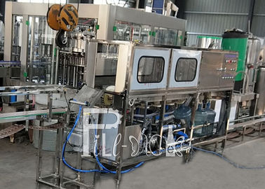 QGF-120 equipo de relleno del agua de botella del barril/galón con el dispositivo de cargamento del cubo/la planta/la máquina/el sistema automáticos