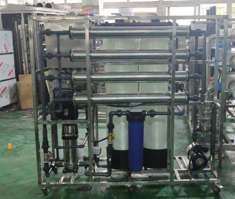 Máquina de la purificación del agua de la ósmosis reversa del RO de Monoblock 1000LPH