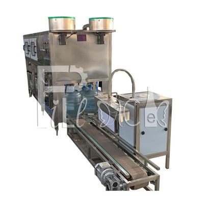 Máquina de embotellado pura del agua del PLC 300BPH 18.9L resistente a la corrosión