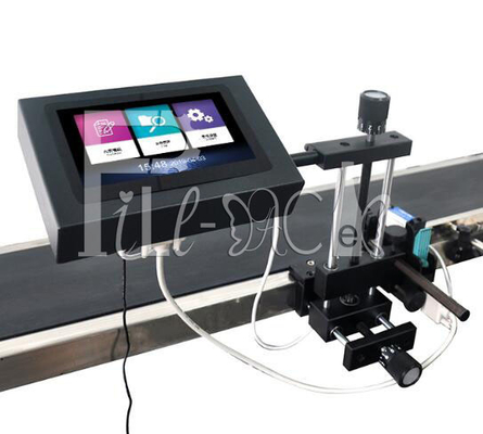 Máquina de codificación de impresión de inyección de tinta de alta resolución con velocidad automática de 75 m/min para código de fecha/logotipo