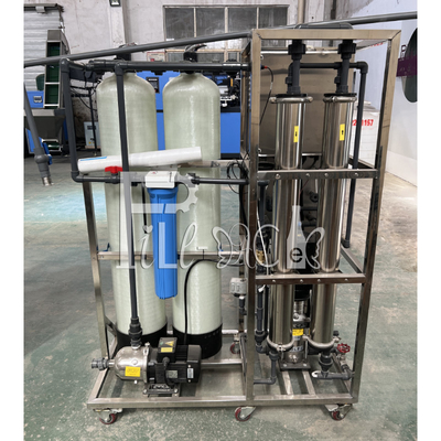 Sistema de tratamiento de acero inoxidable de agua potable 500lph con la membrana 4040