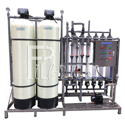 Máquina ultra pura hueco del tratamiento de aguas de la fibra de 1000LPH uF