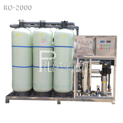 Esterilizador ULTRAVIOLETA del tratamiento de aguas 2000LPH de la máquina del RO de la ósmosis reversa del sistema potable de la purificación