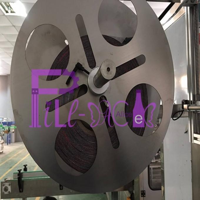 aplicador 400BPM de la manga del motor de Panasonic de la máquina de etiquetado de la botella del animal doméstico 1L 0