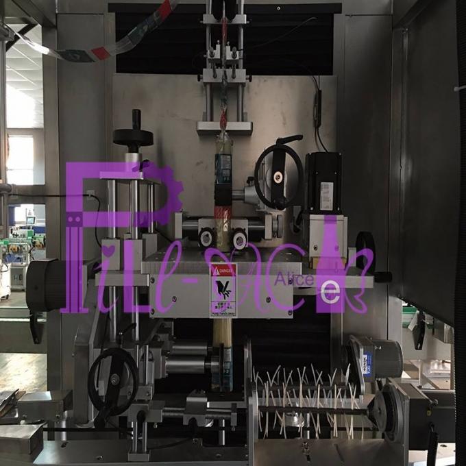 aplicador 400BPM de la manga del motor de Panasonic de la máquina de etiquetado de la botella del animal doméstico 1L 3