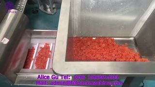 2271 J124 Máquina de llenado y sellado de jugos y dulces en forma de bloque con alimentación de bolsas y plataforma giratoria de pesaje