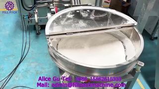 2272 J124 Máquina envasadora de polvo con sellado posterior de bolsa con fuelle vertical