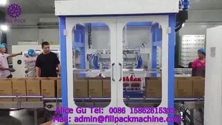 2234 P15 Línea de producción de desempaquetado, selección y empaquetado de cajas