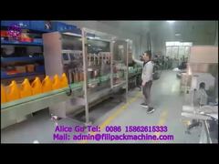 2158 J113 Línea de producción de llenado, taponado y etiquetado de 8 estaciones de lubricante de pistón lineal dividido