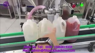 Máquina llenadora de concentrado con bomba de rotor de un solo cabezal en línea 2185 J80