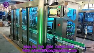 2238 L18 Máquina llenadora automática de pistón de 6 cabezales con seguimiento lineal