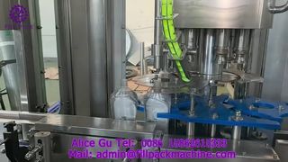 2237 J1 Máquina taponadora automática de 6 cabezales con tapa abatible y roscada