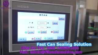 2123 J40 Máquina cerradora automática de latas de hojalata de 4 estaciones