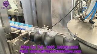 2126 J40 Máquina automática de sellado de cuatro cabezales de apertura fácil para latas de plástico