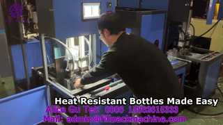 2030 K1 Ucrania Máquina sopladora de botellas semiautomática resistente al calor