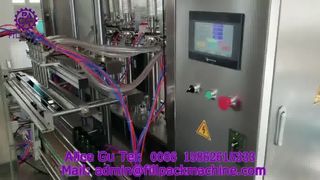 2345 J18 Bomba de pistón servo Máquina de llenado de 6 cabezales