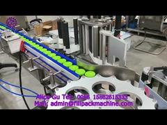 Máquina etiquetadora semanal autoadhesiva con plato giratorio automático para botellas de vidrio con tapa de hojalata 2164 M4