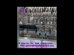 2155 J112 Línea de producción de llenado y taponado de 16 estaciones de lubricante de pistón lineal dividido