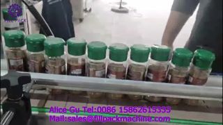 2252 J18 Línea de producción de llenado y sellado de papel de aluminio de un solo cabezal de tipo dividido en línea para pimienta