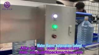 2032 J11 Iraq Barril grande de agua Tres en uno Llenado, etiquetado, etiquetado de mangas y en línea recta
