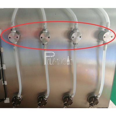 Semi automático levántese las bocas Juice Milk de la mesa 10 de la máquina de rellenar del agua de la bolsa