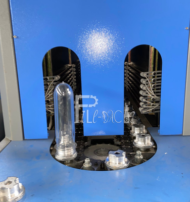 Máquina de moldeo por soplado de PET semiautomática 1 cavidad 2 sopladores + 1 calentador/equipo de soplado de botellas para 5 - 10L