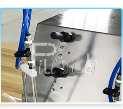 2 cabezas pueden llenar equipo de máquina carbonatada semiautomática 330ML 90mm