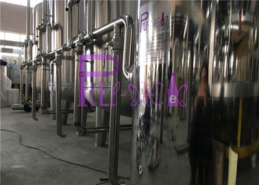 Sistema de tratamiento de aguas mineral de la filtración del esterilizador ULTRAVIOLETA con los tanques de almacenamiento del agua del acero inoxidable