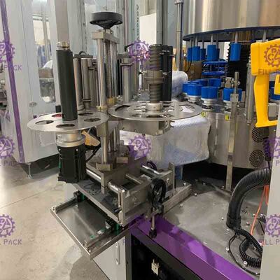 Máquina de etiquetado de la botella de cristal de Champán máquina de etiqueta manual industrial