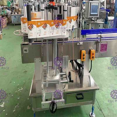El doble de la máquina de SUS304 40m/Min Automatic Flat Bottle Labeling echó a un lado