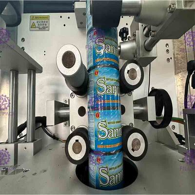 Control automático ajustado del PLC de la máquina de etiquetado del acero inoxidable