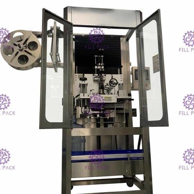 Máquina de etiquetado del rotulador del galón del solo cuello principal automatización completa 300BPM