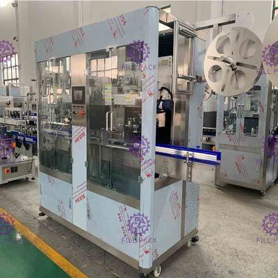 Control programable del PLC del estiramiento de la manga de la máquina principal doble del aplicador