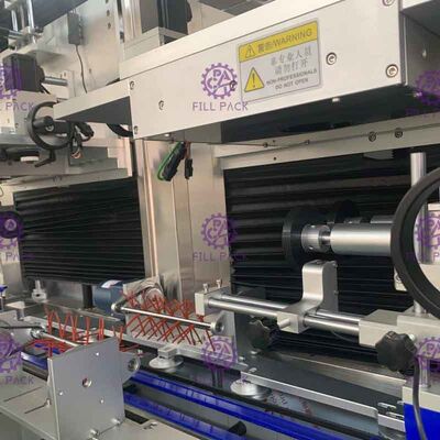 aplicador 400BPM de la manga del motor de Panasonic de la máquina de etiquetado de la botella del animal doméstico 1L