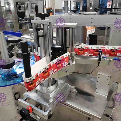 SUS304 40m/Min Flat Bottle Labeling Machine, aplicador cuadrado de la etiqueta de la botella