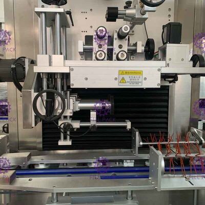 El PVC fotoeléctrico de la manga del encogimiento ACARICIA la etiquetadora de la etiqueta engomada plana de la botella