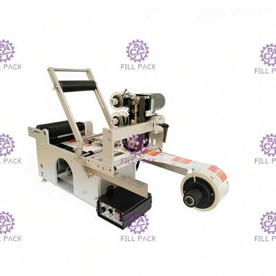 Máquina de etiquetado semi automática de la botella para las etiquetas de la etiqueta engomada con la impresora de la codificación de la fecha