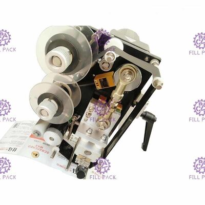 Máquina de etiquetado semi automática de la botella para las etiquetas de la etiqueta engomada con la impresora de la codificación de la fecha