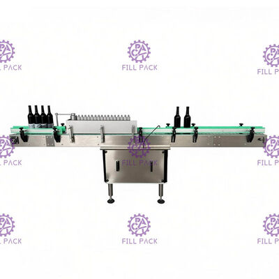 Máquina de etiquetado automática del tarro de cristal redondo pegamento mojado de alta velocidad