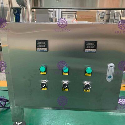 Mueble de la máquina de etiquetado de la manga del encogimiento del relleno en caliente SUS304 con las ruedas