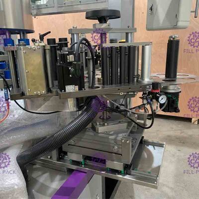 Etiquetado adhesivo de la etiqueta engomada del cuerpo principal del cuello de dos/doble/máquina/equipo/línea/planta/sistema/unidad del rotulador