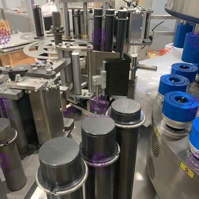 Etiquetado adhesivo de la etiqueta engomada del cuerpo principal del cuello de dos/doble/máquina/equipo/línea/planta/sistema/unidad del rotulador