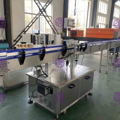 sola máquina de etiquetado lateral del pegamento 1800bph para la pequeña botella redonda