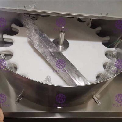 Tipo redondo clasificadora de la placa de la pequeña botella para el sistema de relleno del agua