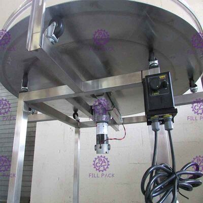 Tipo rotatorio semi automático de la clasificadora de la botella de cristal para la cadena de producción del agua